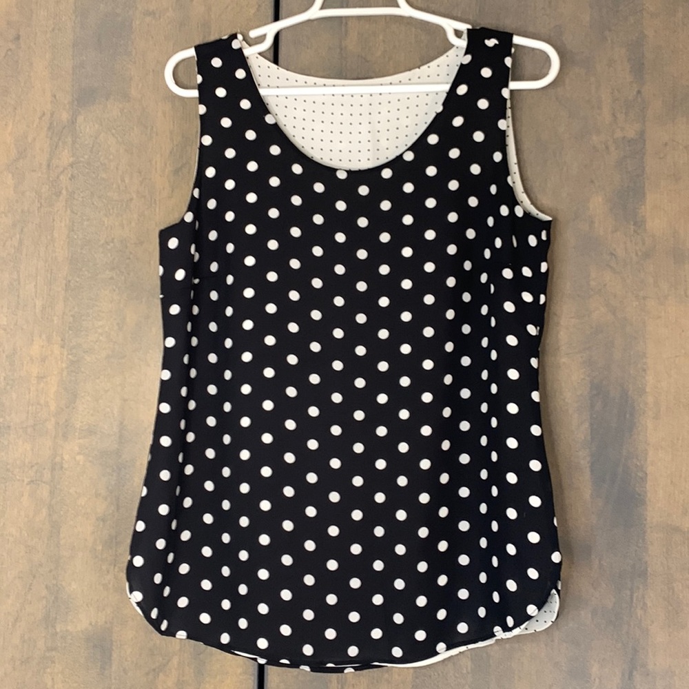 Chico’s reversible sleeveless top.